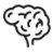 ikona myślenia mózg